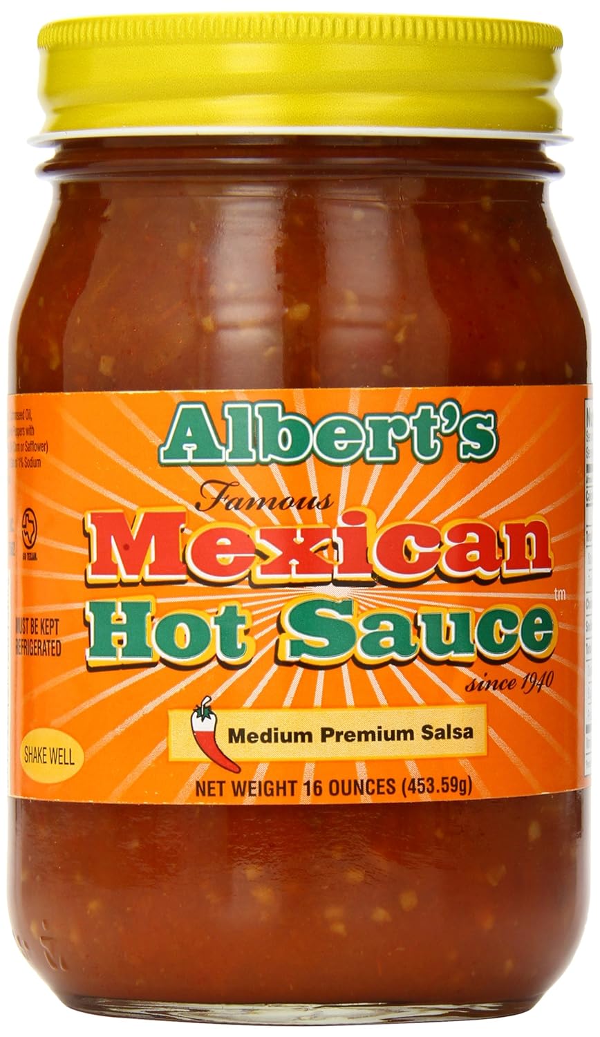 Albert's Famous Mexican Hot Sauce (Medium)